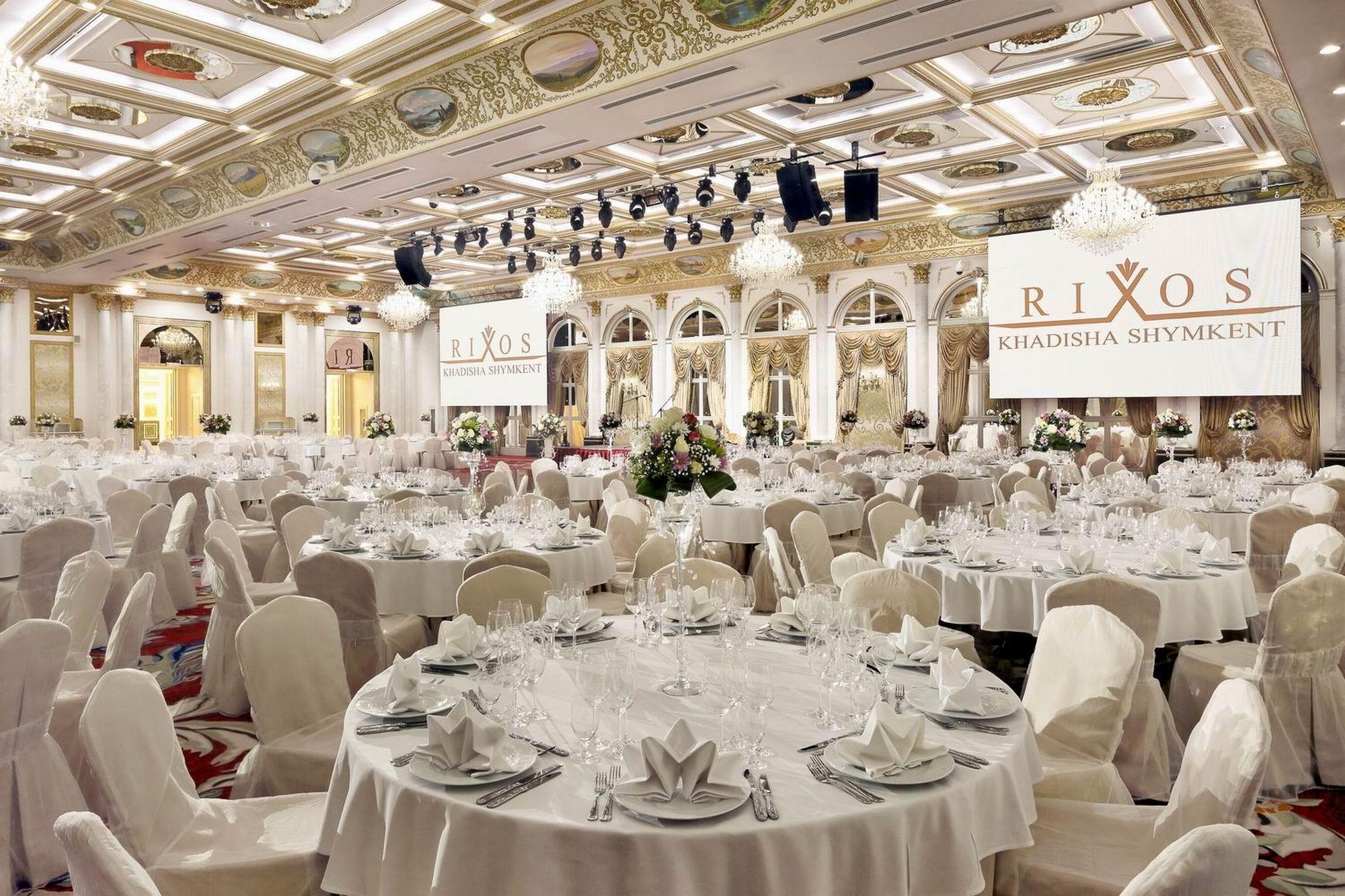 Rixos Khadisha Shymkent Hotel Eksteriør billede The ballroom of the Rixos Premium Budapest